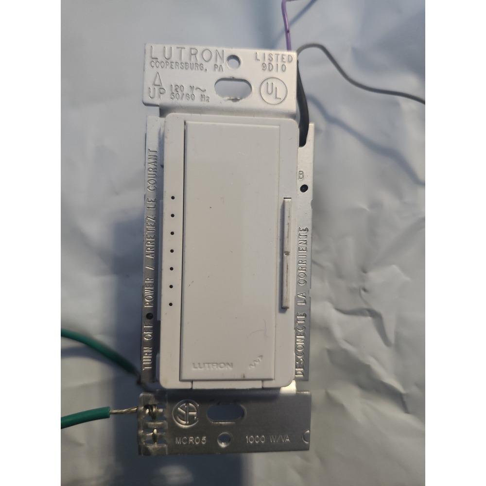 Lutron HomeWorks HWD-10D-BI (white) 1000W Dimmer